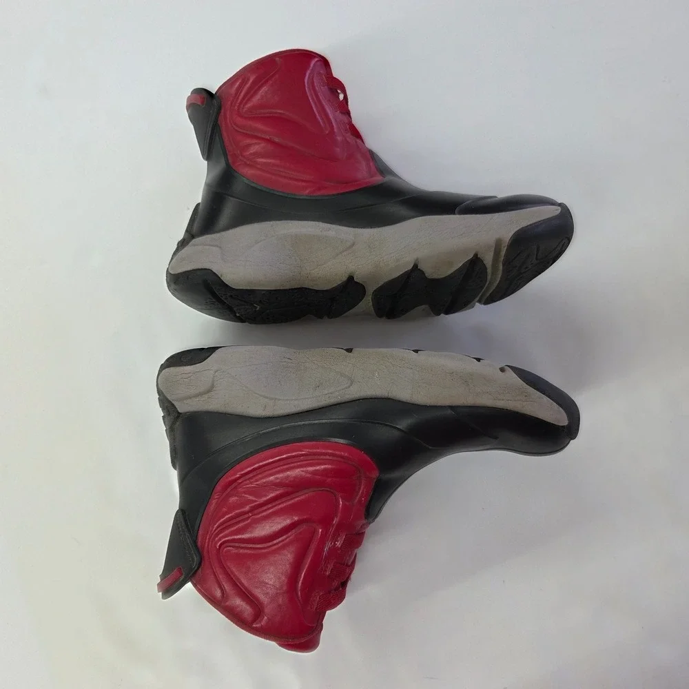 Jordan‎ Drip 23 Rain Boots Kids Size 2Y Black Red Waterproof CT5798-006 Jumpman